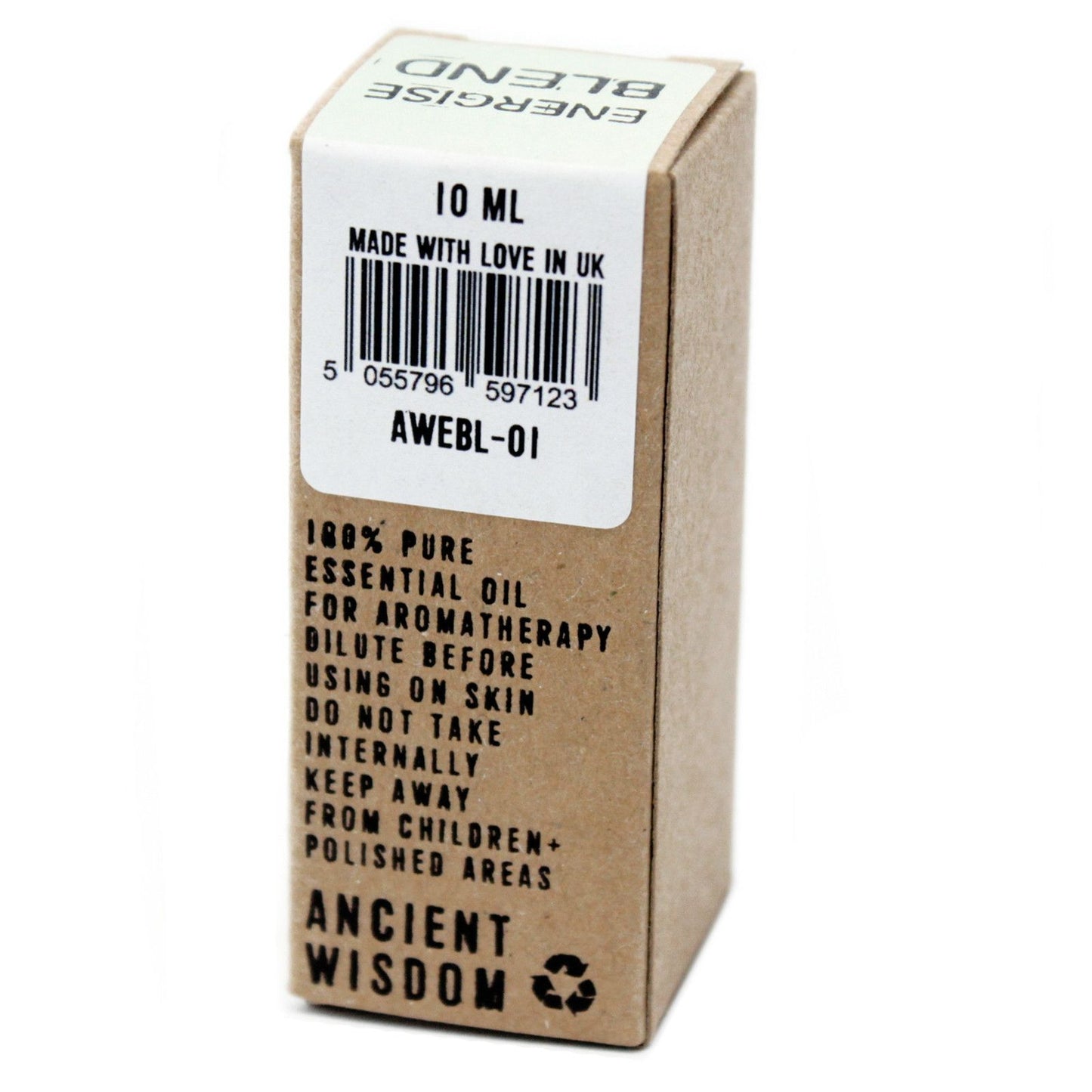 Energise Essential Oil Blend - Boxed - 10ml